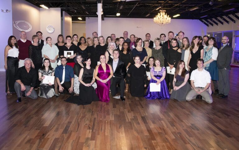 group picture following adult group dance classes in st louis