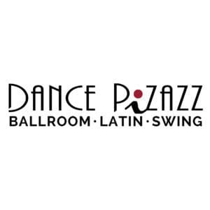 This is the main Logo for Dance Pizazz. It contains the tagline of Ballroom, Latin, and Swing, which is the main dance types this Dance Studio Teaches.