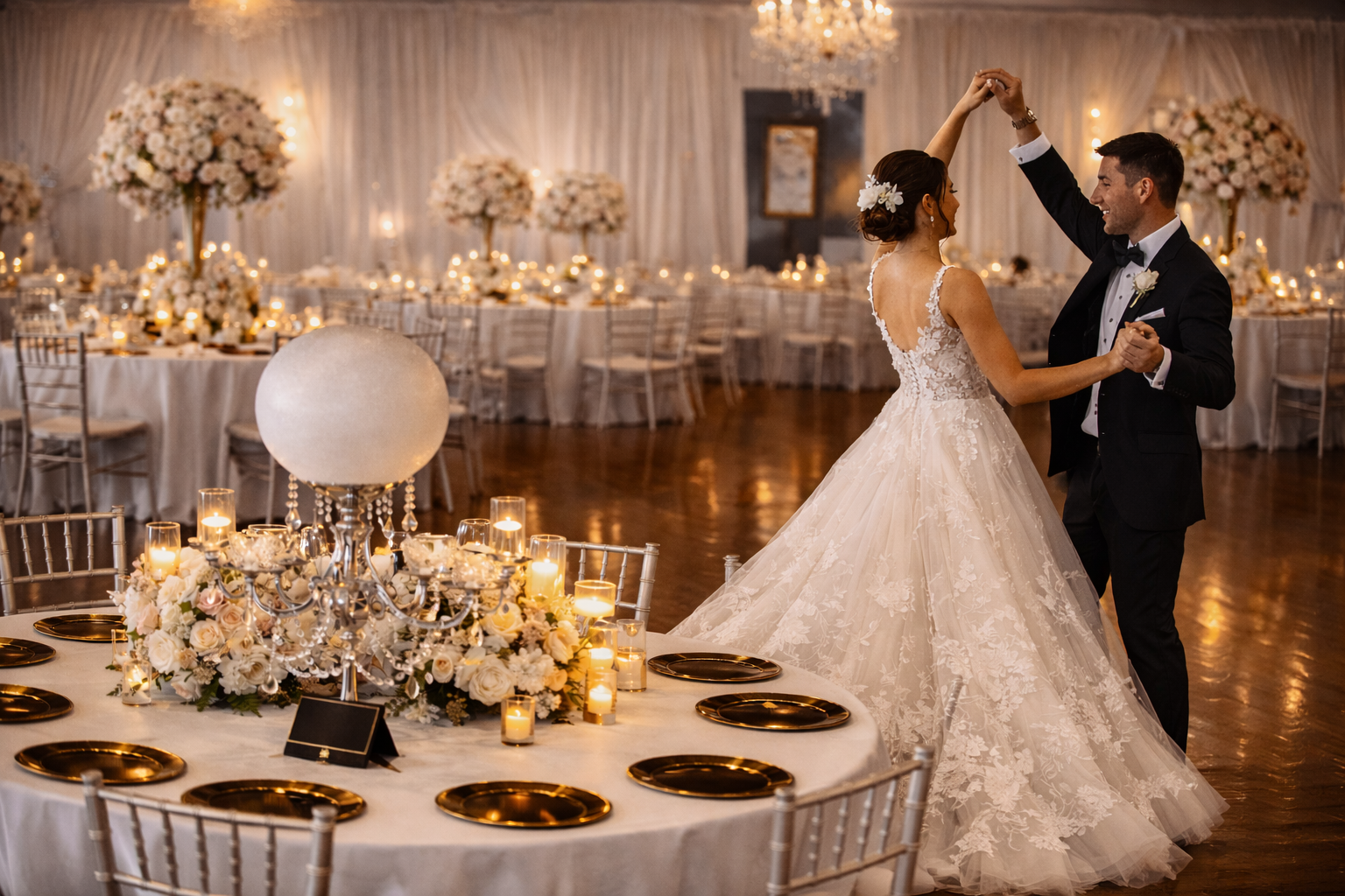 Wedding Couple First Dance Pizazz Ballroom