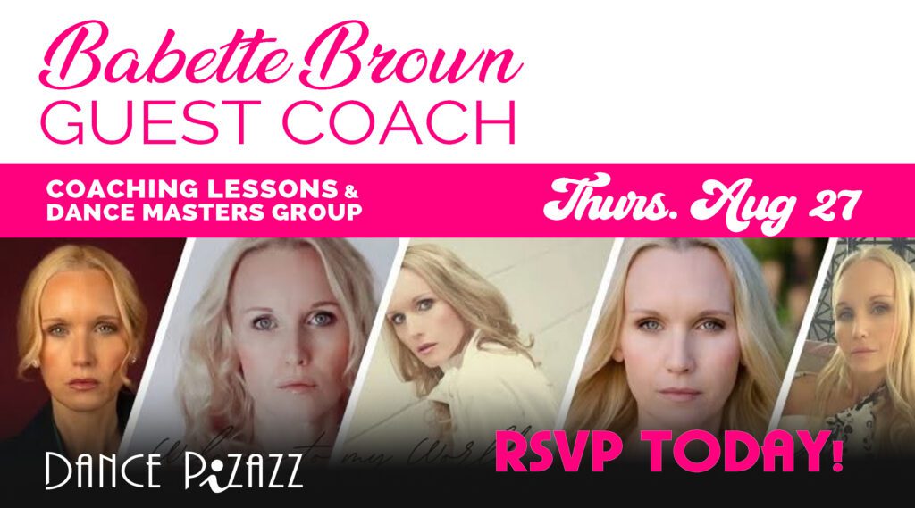 TV Slide Babette Brown Guest Coach - Dance Pizazz - Dance Pizazz